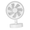 Desk Fan Strong Airflow Stepless Speed Quiet Portable Cooling Table