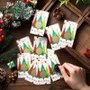 50 Pieces Christmas Scratch Off Cards Stickers Christmas Party Games