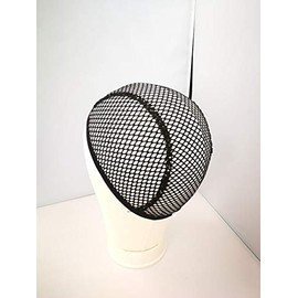 3S Crochet Wig Cap with Big holes for Senegalese Twists, 3D Cubic Hair, Box Braids etc Crochet Wig Cap. soft, strong, snug, stretchy (L)