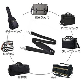 2 Pcs Shoulder Straps for Bags Nylon Adjustable Shoulder Straps Replacement Handle Straps Durable Shoulder Straps