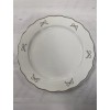 White Yedi GOLD BOW Side Plates Set of 4 Ceramic