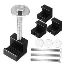 CHILDWEET 4 Pcs J Bolt Tool Box Clamps for Trucks Aluminum Alloy Mounting Kit Secure Fastening Hook for Toolbox Lightweight Portable Truck Accessories Stylish Design Pickup