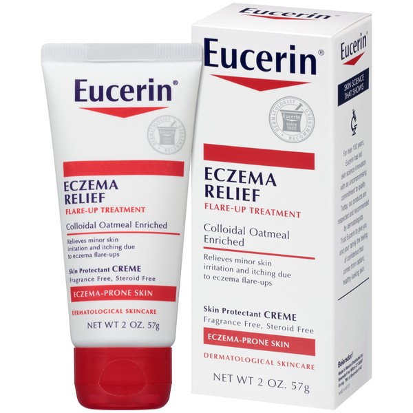 Eucerin Eczema Relief Flare-Up Treatment Creme 2 oz ( Pack of 2)