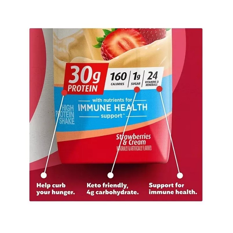 Premier Protein 6pk Premier 30g Protein PLUS Energy, Immune Support