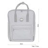 cecilia&bens Canvas Backpack Women Men School Backpack Notebook up to