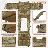 Tuxapo Tactical Molle Quick Release Buckles Vest with Triple mag