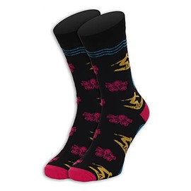 Euroscarves Sports-Themed Socks, Made in EU, Surf, 8-11