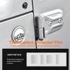 Door Hinge Protection Kit for Jeep Wrangler,Transparent Film Hinge Protectors
