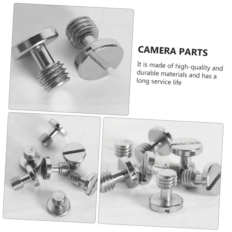 SHINEOFI 5Pcs Camera Fixing Screws Quick Release Tripod Screws for
