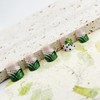 24Pcs St. Patrick's Day Press on Nails Short French Tip
