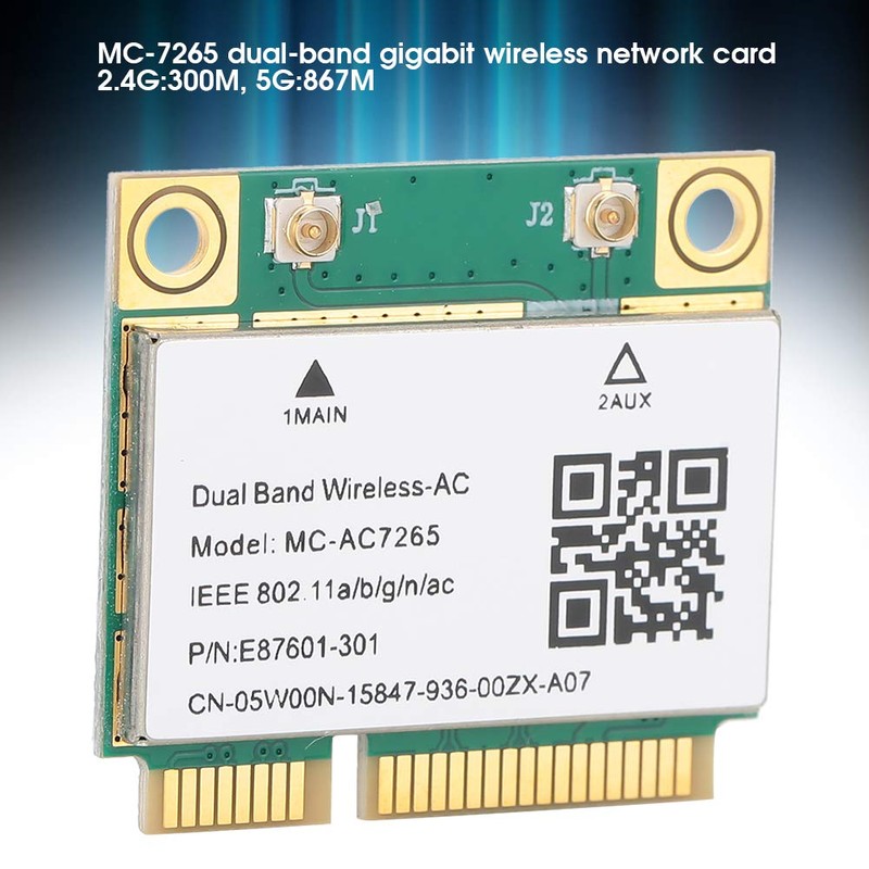 Dual Band Network Card, Wireless Wifi Card Support For Bluetooth