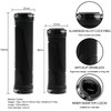 TOPCABIN Bike Handlebar Grips,Short Mini Bicycle Handlebar Grips Two-Color Rubber