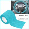Car Steering Wheel Cover Wrap Tape, Breathable Vehicle Interior Accessories,