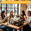 HOYWOUL Tea Bag Coffee Bar Organizer,Teabag Holder & Coffee Station