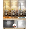 OUTONLIFE Floor Lamp with Table & Remote, Side End Table