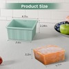 Silicone Freezer Tray for Soup Ice Cubes: 2-Cup Freezing Trays
