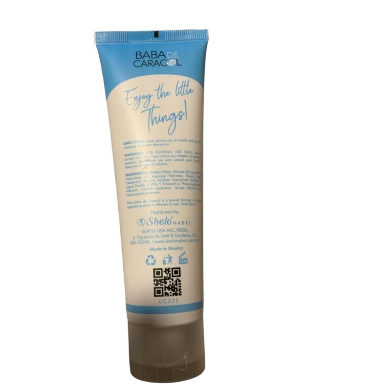 Baba de Caracol Hand Lotion moisturizer/Loción Crema para Manos Sheló