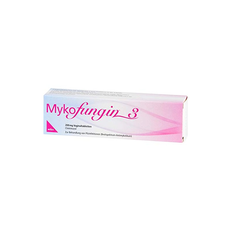 Mykofungin 3 Vaginal Tablets 200 mg