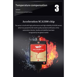 [Military-Grade Accelerometer+Inclinometer] HWT905-RS485 MPU9250 9-axis Gyroscope+Angle(XY 0.05° Accuracy)+Digital Compass with Kalman Filtering, Temperature&Magnetometer Compensation, IP67 Waterproof