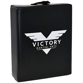 Victory Martial Arts Square Karate Hand Target Pad for Punching and Kicking (Black)