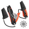 ValueMax 2-Pack Box Cutter Knife, Self-Retracting 3-Position Locking Blade, Safety