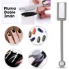 Kit 8 PIEZAS Imán de uñas 3D ojo de gato