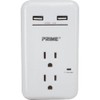 Prime Wire Electric DB501917 & Cable 2Outlet USB Charger