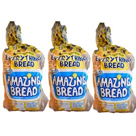 Jim's Amazing Everything Bread - All the spices of an everythingMade with Whole Cell Wheat / All Natural / 2lb Loaf - 3 Loaves Introducing Jim's Amazing Everything Bread, a delightful creation that's both wholesome and flavorful. Crafted with the finest 