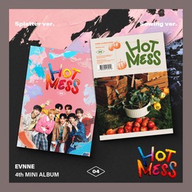 EVNNE Hot Mess 4th Mini Album (Photobook - Splatter Ver)