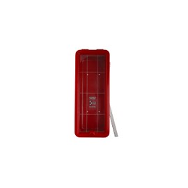 2 Pack! Red Surface-Mounted Fire Extinguisher Cabinet with Breaker Bar Attachment for 10 lb. Fire Extinguishers Wall Cabinet / Outdoor Storage Cabinet / Home Cabinet