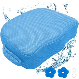 Asiento elevador de bañera de hidromasaje para adultos, cojín de apoyo de 5 pulgadas de grosor con parte inferior antideslizante, pesado para fregadero rápido sin flotador, asiento elevador de spa para bañera de hidromasaje (incluyendo inflable), piscina, bañera