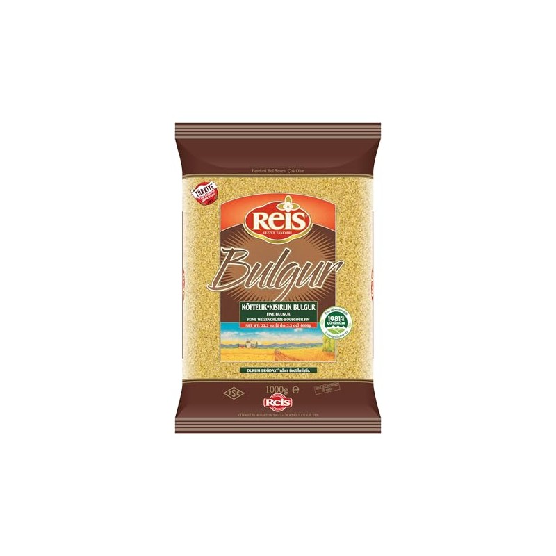 Reis Fine Bulgur, Wheat Berries, Bulgur Wheat for Salads, Meatballs