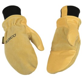 Kinco X Large Pigskin Work Gloves with Heatkeep Insulation for Winter Activities