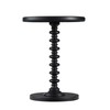 Powell Furniture Round Spindle Table, Black