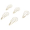 50Pcs Metal Pen Clips Multifunction Strong Clamping Force Electroplated Pen