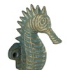 DII Cast Iron Collection Decorative Wall Hook Set, Seahorse Hook,