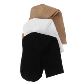 ORFOFE 3 Pairs Cotton Socks Non Binding Mid Calf Pregnant Women Socks Foot Protection For Elderly And Patients Care