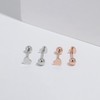 Meissa Sterling Silver Stud Earrings for Women Sterling Silver Screw