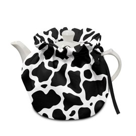 Poceacles Cow Spots Print Tea Cosy for Teapot Dust Cover for Teapots Tea Cozy Insulated Washable Kettle Cover for Coffee Pot Decorations for Kitchen Table Top Both Side Can Be Used