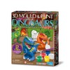4M 404777 Mould & Paint-3D Dinosaurs, Mixed Colours