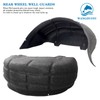 WANGDUOYU Rear Wheel Well Liners Black Inner Fender Liners Guards