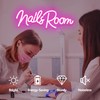 hhuohuona Nails Room Neon Sign Nail Salon Led Sign Dimmable