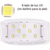 Luz uñas gelish Mini Lampara Secado De Uñas Led Uv