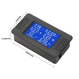 Volt Amp Meter, PZEM-022 AC Digital Meter Power Energy Voltage Current Test with Closed Type CT 100A