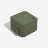 Stackers Green Canvas Watch & Jewellery Box
