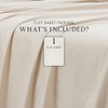 Linen Closet Luxury Cotton Percale Flat Sheet, Twin, Beige