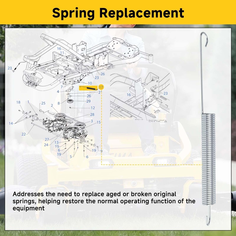 Aigemsi 732-06226 Extension Spring Replacement Compatible with CUB Cadet Ultima
