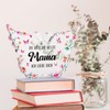 WenmthG® Muttertagsgeschenk für Mama, Acryl Schmetterling Tischschmuck/Briefbeschwerer und Text Du