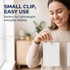 20Pcs Clear Plastic Clothes Pins, Mini Laundry Clips for Clothesline,