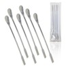 Scientific Labwares Stainless Steel Lab Spatula with Flat Square/Spoon Ends